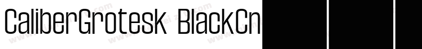 CaliberGrotesk BlackCn字体转换